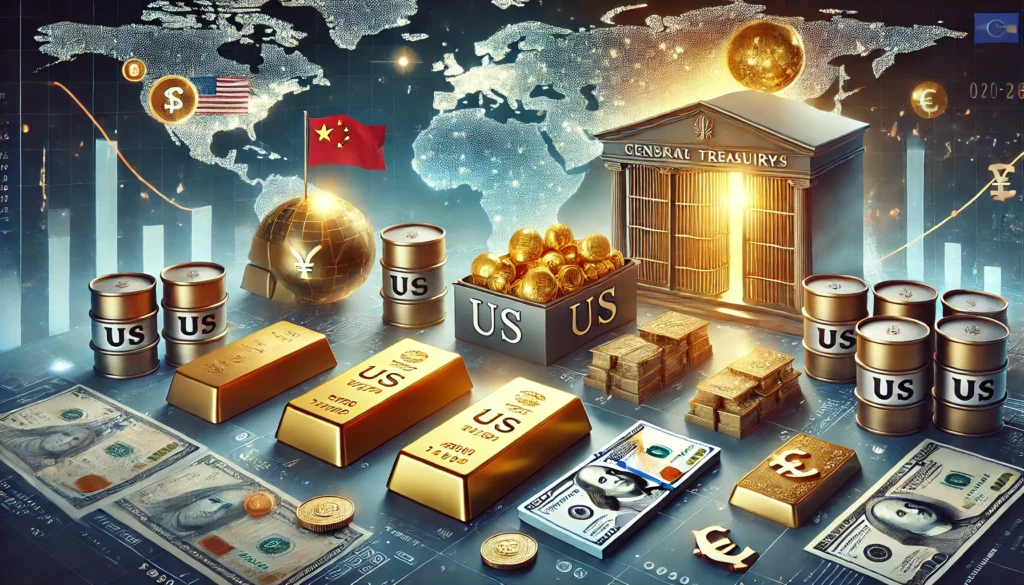 Đa dạng hoá dự trữ chuyển vốn khỏi trái phiếu Mỹ